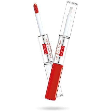 Pupa/Milano Made To Last Lip Duo Liquid Lip Stick N. 018 Imperial Red 29g - Maison des fragrances