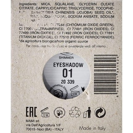 PuroBio Compact Eyeshadow Refill No. 01 Champagne - Maison des fragrances