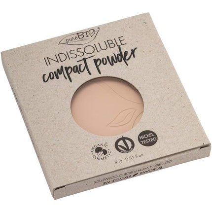 Purobio Indissoluble Compact Face Powder Refill No. 02 Rose - Maison des fragrances