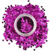 Purple Cosmetic Glitter Stars for Face - Maison des fragrances