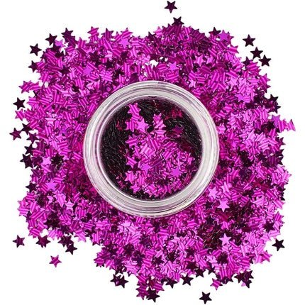 Purple Cosmetic Glitter Stars for Face - Maison des fragrances