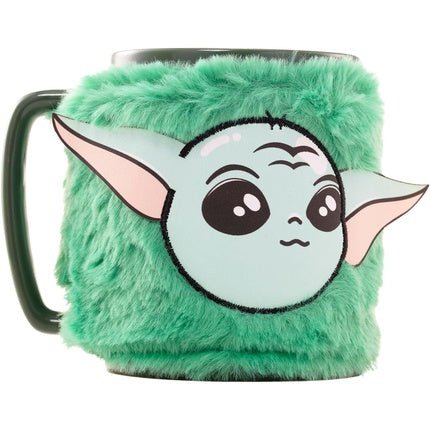 Pyramid International The Mandalorian Grogu Fuzzy Mug - Cute Grogu Design - Maison des fragrances