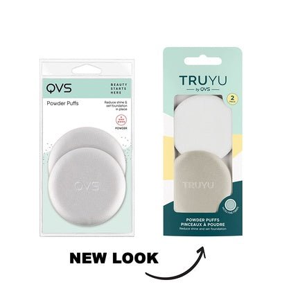 QVS Powder Puff Sponge Makeup Powder Blush - Maison des fragrances