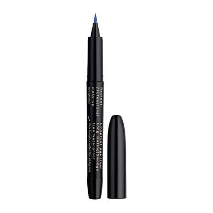 Radiant Professional Lineproof Eye Line Pen Eyeliner with Flexible Tip for Long Lasting Precise Outline Smudge - Proof Waterproof Liquid Eyeliner Intense Color 02 Light Blue - Maison des fragrances