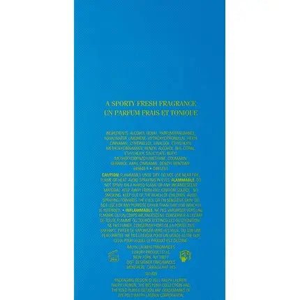 Ralph Lauren Big Pony 1 Blue 's Eau de Toilette 100ml pour femme - Maison des fragrances