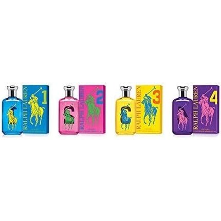 Ralph Lauren Big Pony Gift Set 4 x - Includes Big Pony 1, 2, 3, and 4 Eau de Toilette 15ml Unisexe - Maison des fragrances