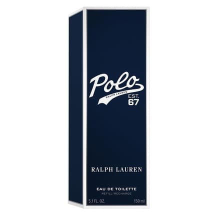 Ralph Lauren Polo 67 Cologne Woody Solar Scent With Pineapple Bergamot Vetiver Refill Eau de Toilette (EDT) Homme 151ml - Maison des fragrances