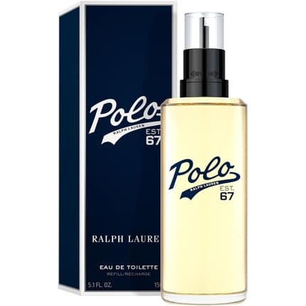Ralph Lauren Polo 67 Cologne Woody Solar Scent With Pineapple Bergamot Vetiver Refill Eau de Toilette (EDT) Homme 151ml - Maison des fragrances
