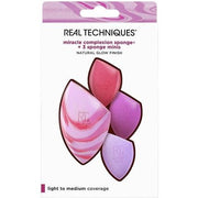 Real Techniques Berry Pop Miracle Complexion Sponge & Mini Sponges Kit Makeup Blending Sponges for Foundation Concealer & Other Cream Products Full Coverage Streak Free - Maison des fragrances