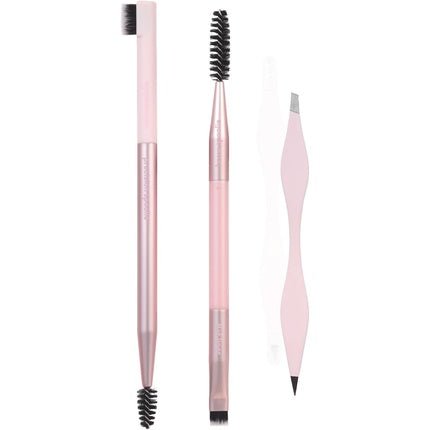 Real Techniques Brow Shaping Set with Spoolie, Brow Brushes, and Tweezers - Maison des fragrances