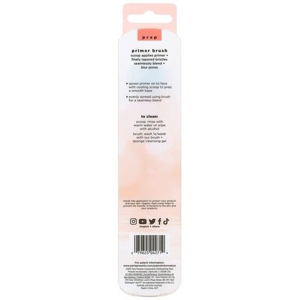Real Techniques Dual - Ended Face Brush with Stainless Steel Scoop - Maison des fragrances
