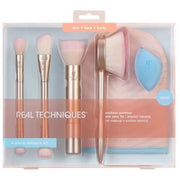 Real Techniques Endless Summer Makeup Brush Kit Premium Quality 6 - Piece Set for Face Foundation and Powder - Maison des fragrances