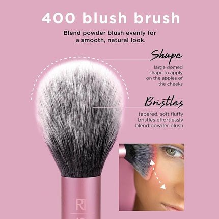 Real Techniques Everyday Essentials Makeup Brush Complete Face Set - Maison des fragrances
