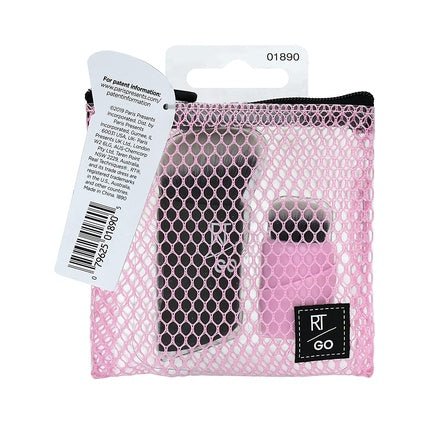 Real Techniques Go! Mini Travel Makeup Brushes for Foundation and Highlighter Synthetic Bristles - Set of 2 - Maison des fragrances