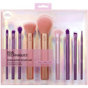 Real Techniques Insta Artist Brush Kit Face Cheek & Eye Brush Set Makeup Brush Kit For Foundation Blush Bronzer Concealer & Eyeshadow Professional Quality Makeup Tools 9 Piece Set - Maison des fragrances