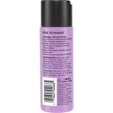 Real Techniques Makeup Brush Cleaner Gel and Beauty Sponge Cleansing Shampoo 118ml 8 fl oz - Maison des fragrances