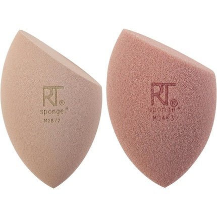Real Techniques New Nudes Real Reveal Sponge Duo Makeup Blending Sponges - Maison des fragrances