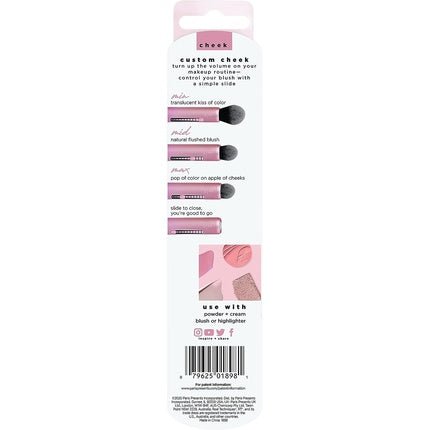 Real Techniques Slide 3 - in - 1 Customizable Blush Makeup Brush for Blusher and Bronzer - Maison des fragrances