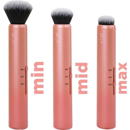 Real Techniques Slide 3 - in - 1 Makeup Brush for Foundation and Concealer Multicolor - Maison des fragrances