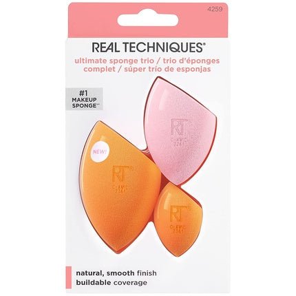 Real Techniques Ultimate Makeup Sponge Trio - Maison des fragrances