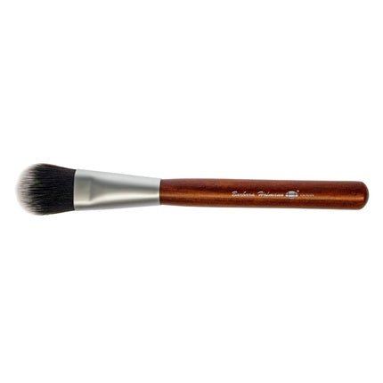 Redwood Foundation Brush Flat Ferrule High - Tech Hair Brown Wood Handle - Maison des fragrances