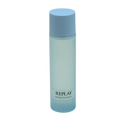Replay Earth Made Antarctica Blue - Eau De Toilette Vegan and Unisex Body Fragrance with Cool and Magnetic Style Woody Aromatic 200ml - Maison des fragrances
