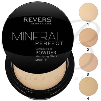 REVERS Mineral Perfect Mattifying Effect Compact Face Powder 7g - Choose Your Shade - Maison des fragrances