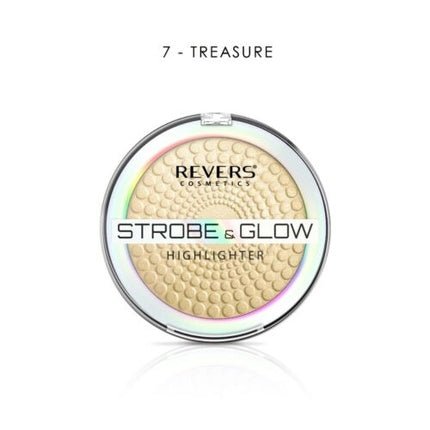 REVERS Strobe & Glow Highlighter Powder 07 Treasure 8g - Maison des fragrances