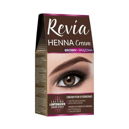 Revia Henna For Eyebrows Cream Brown - Maison des fragrances