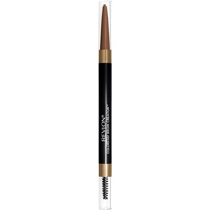 Revlon Colorstay Eyebrow Pencil Creator with Powder and Spoolie Brush to Fill Define Sculpt Shape and Diffuse Perfect Brows 605 Soft Brown - Maison des fragrances