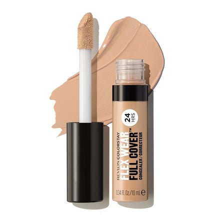 Revlon ColorStay Flex Wear Full Cover Non - Creasing Concealer with Hyaluronic Acid and Vitamin E 0.34 fl oz 050 Medium Deep - Maison des fragrances