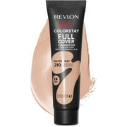 Revlon ColorStay Full Cover Longwear Matte Foundation Heat & Sweat Resistant Lightweight Face Makeup 30ml 210 Sand Beige - Maison des fragrances