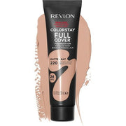 Revlon ColorStay Full Cover Longwear Matte Foundation Heat & Sweat Resistant Lightweight Face Makeup 30ml 220 Natural Beige - Maison des fragrances