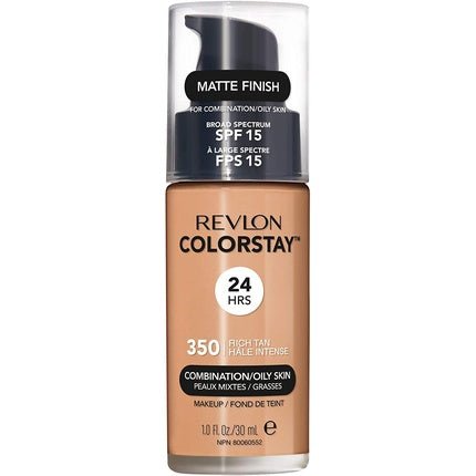 Revlon ColorStay Liquid Foundation for Combination/Oily Skin SPF 15 Matte Finish Rich Tan 30ml - Maison des fragrances