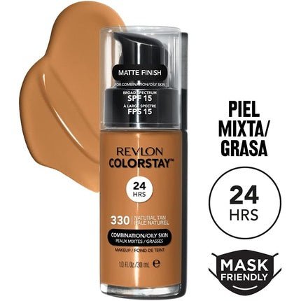 Revlon Colorstay Liquid Foundation Makeup for Combination/Oily Skin SPF 15 - Maison des fragrances