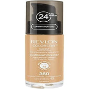 Revlon Colorstay Liquid Foundation Makeup for Combination/Oily Skin SPF 15 Medium - Full Coverage with Matte Finish 30ml 360 Golden Caramel - Maison des fragrances