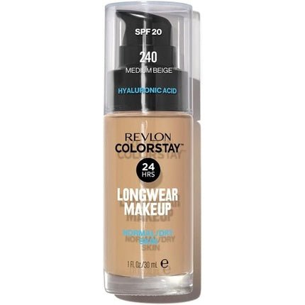 Revlon Colorstay Longwear Makeup for Normal/Dry Skin SPF 20 Medium Beige - Maison des fragrances