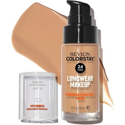 Revlon ColorStay Makeup Foundation for Combination/Oily Skin 30ml 220 Natural Beige - Maison des fragrances