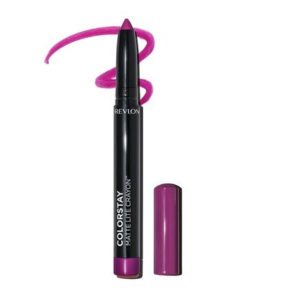 Revlon ColorStay Matte Lite Crayon Lipstick with Built - in Sharpener Smudgeproof Water - Resistant Non - Drying Lipcolor 005 Sky High - Maison des fragrances