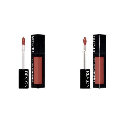Revlon ColorStay Satin Ink Longwear Liquid Lipstick with Black Currant Seed Oil 006 Eyes on You 0.17 Fl Oz - Maison des fragrances