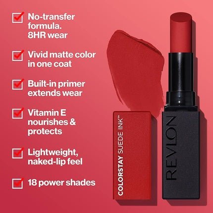 Revlon ColorStay Suede Ink Lipstick Tunnel Vision 2.50g - Maison des fragrances