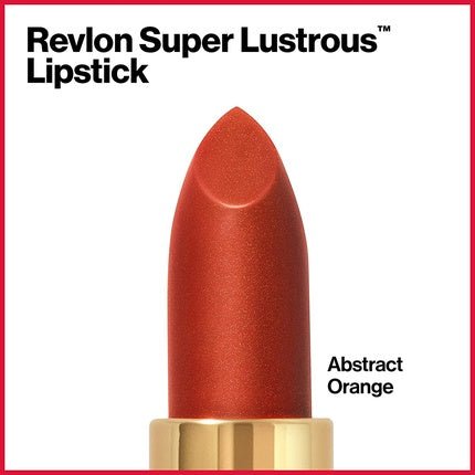 Revlon Super Lustrous Pearl Lipstick 026 Abstract Orange 0.15oz - Maison des fragrances