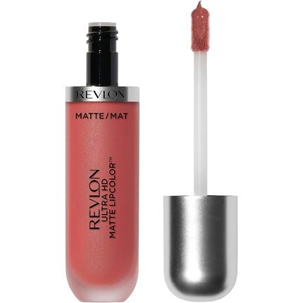 Revlon Ultra HD Matte Lipcolor Velvety Lightweight Matte Liquid Lipstick in Red/Coral Flirtation - Maison des fragrances