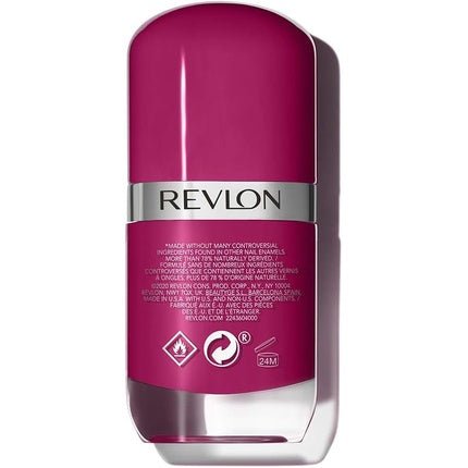 Revlon Ultra HD Snap Nail Polish Long Lasting Vegan Formula Quick Drying One - Coat Full Coverage Colour 8ml Berry Blissed - Maison des fragrances
