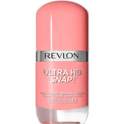 Revlon Ultra HD Snap Nail Polish Quick Drying One - Coat Full Coverage Colour 8ml Think Pink 027 Unisex - Maison des fragrances