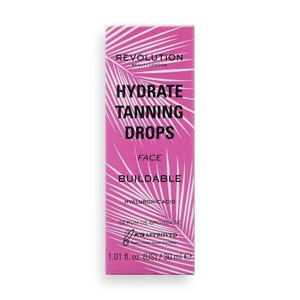 Revolution Beauty Buildable Face Tanning Drops Self Fake Tan 50ml - Maison des fragrances