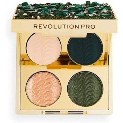 Revolution Beauty London Pro Ultimate Eye Quad Eyeshadow Palette So Jaded 4 Shades 3.2g - Maison des fragrances