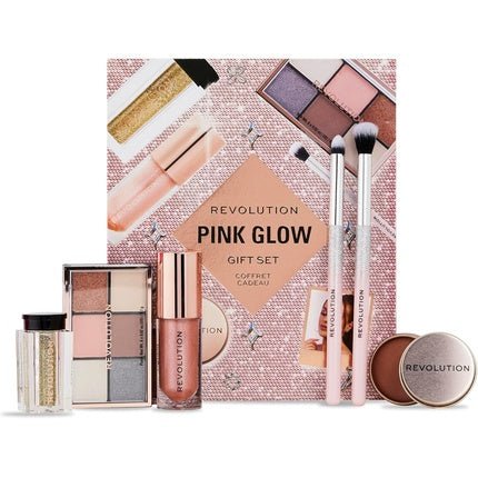 Revolution Beauty Pink Glow Get The Look Makeup Gift Set - Maison des fragrances