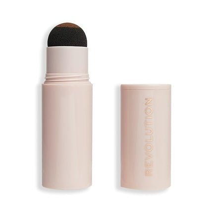 Revolution Brow Powder Stamp & Stencil Kit Ash Brown with Brow Stencils - Maison des fragrances