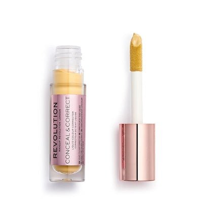 Revolution Conceal and Correct Concealer Banana Deep 4g - Maison des fragrances